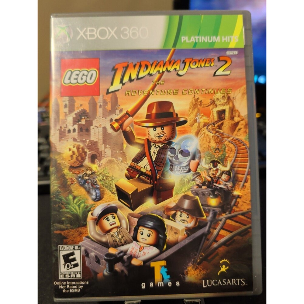 Lego Indiana Jones 2 The Adventure Continues Platinum Hits Xbox 360